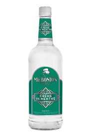 MR BOSTON CREME DE MENTHE 750ML