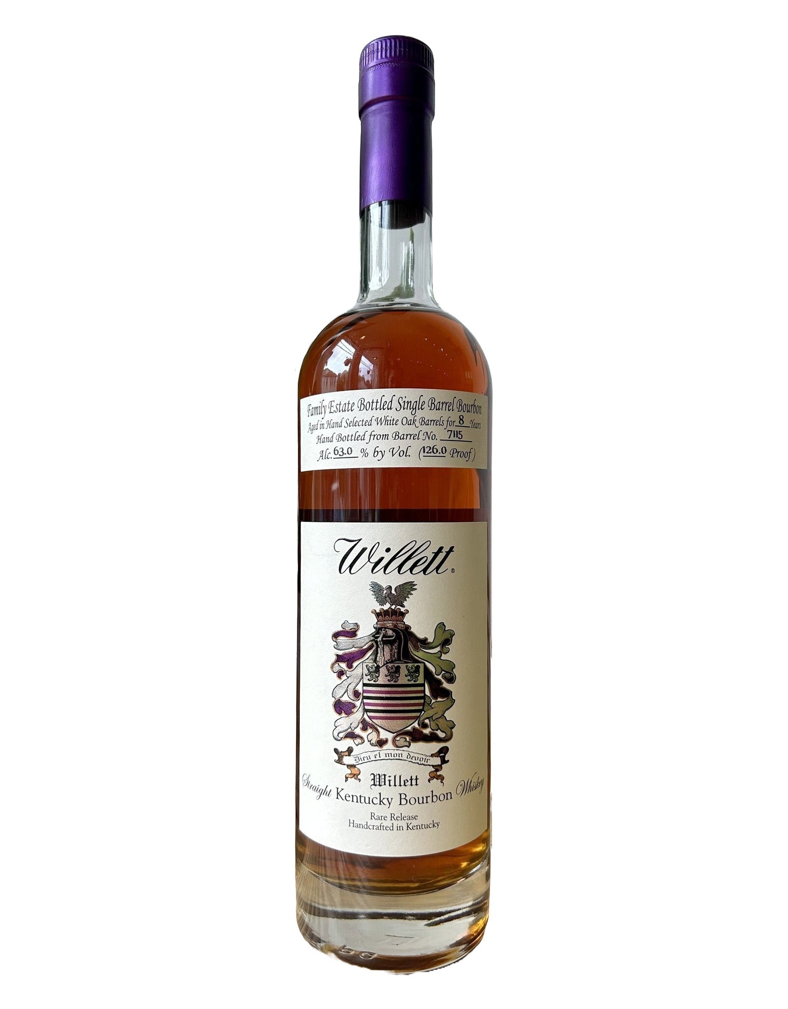WILLET 8 YEAR SINGLE BARREL 750ML