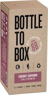 BOTTLE TO BOX CABERNET SAUVIGNON 3LT