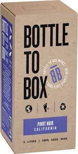 BOTTLE TO BOX PINOT NOIR 3LT