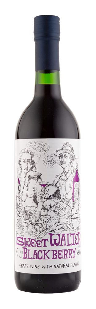 BULLY HILL SWEET WALT BLACKBERRY 750ML