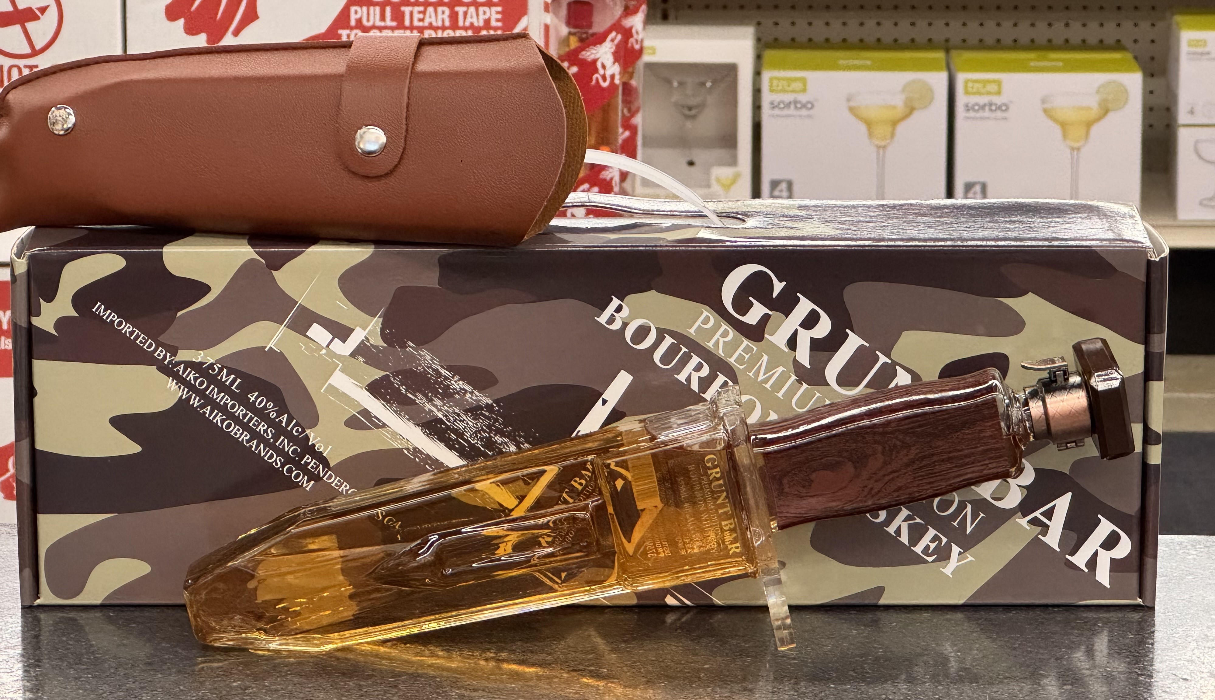 Grunt Bar Knife Bourbon Whiskey 375ML