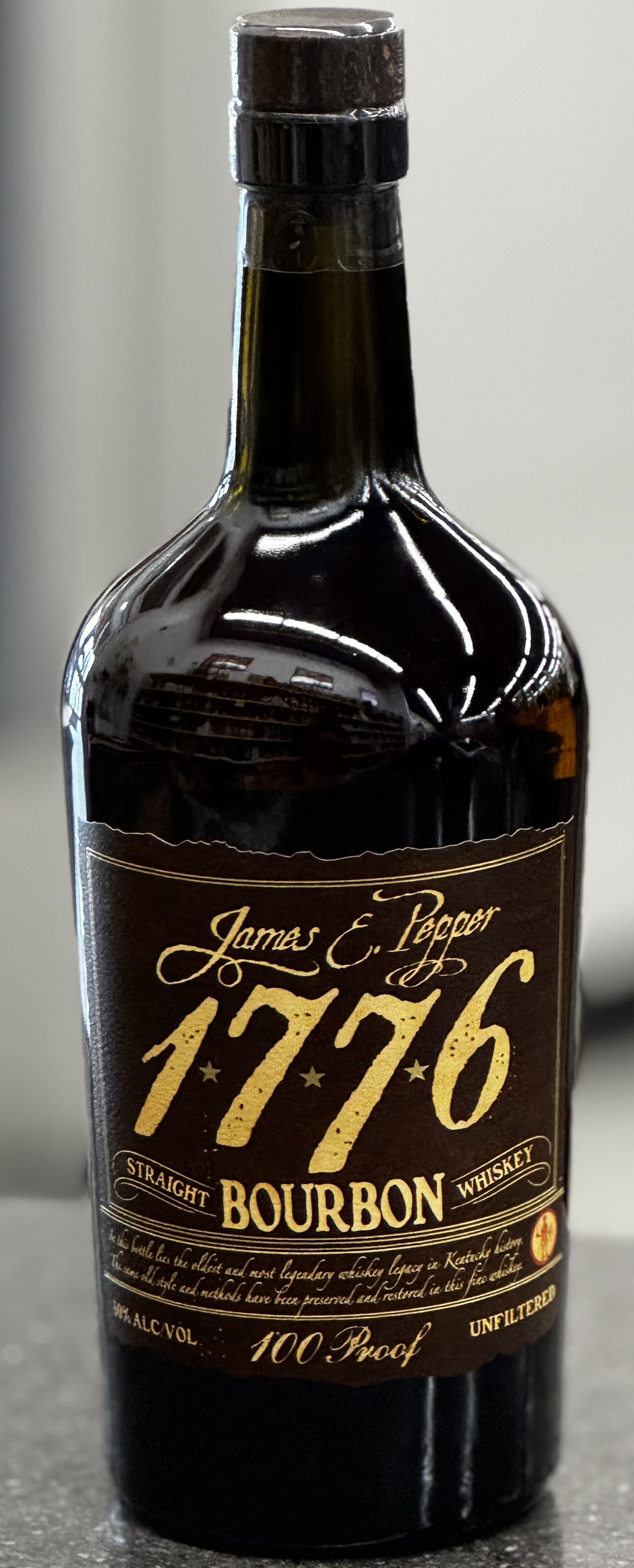 James E. Pepper Bourbon whiskey 750ML