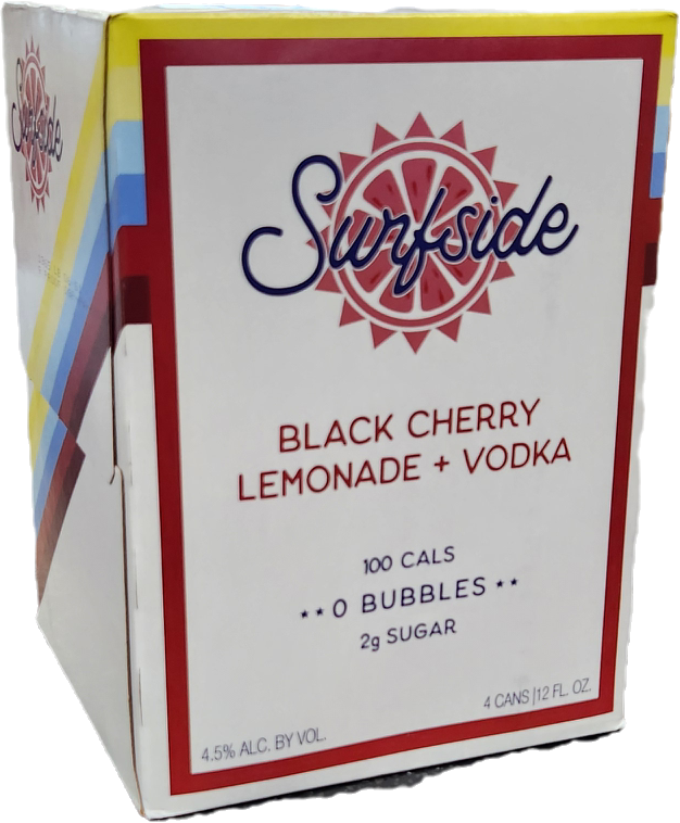 Surfside Black Cherry + Lemonade + Vodka 4Pk 355mL