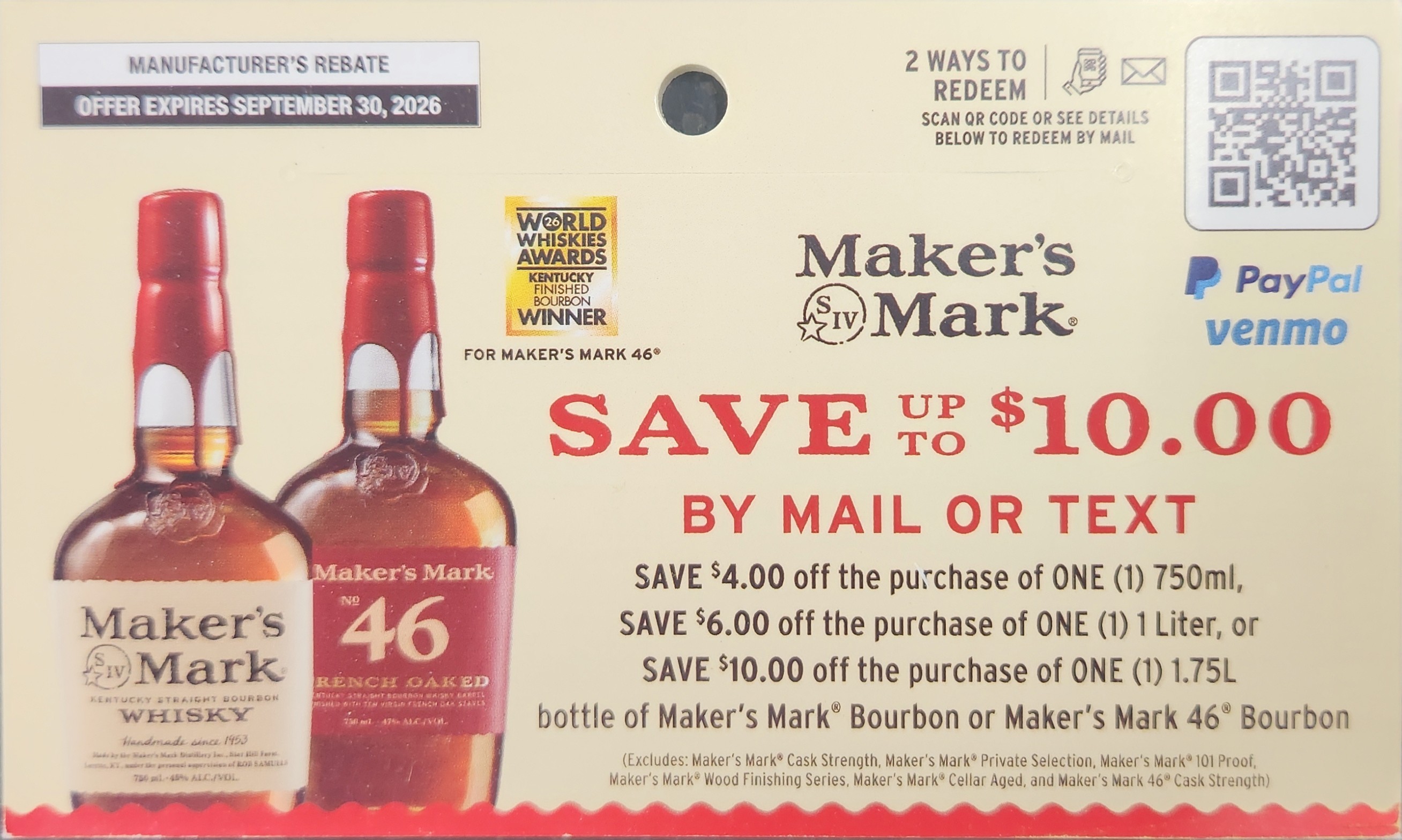 Maker's Mark Bourbon