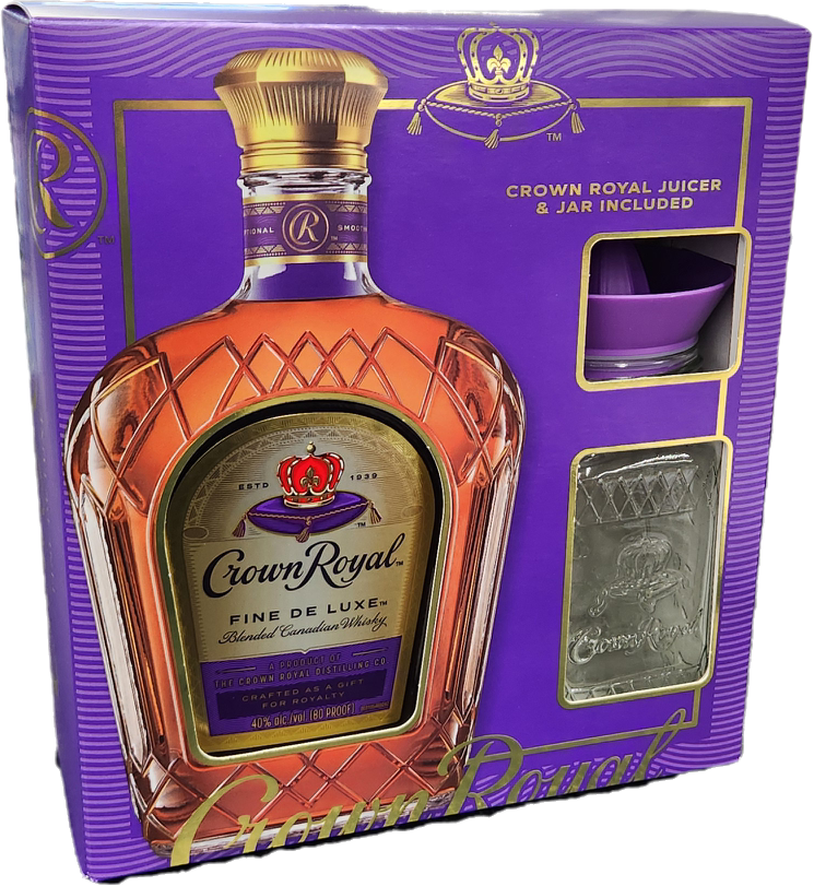 Crown Royal 750mL Gift Set with Juicer
