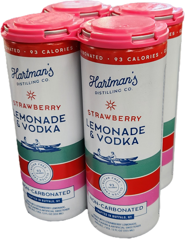 Hartman's Strawberry Lemonade & Vodka 4 Pack