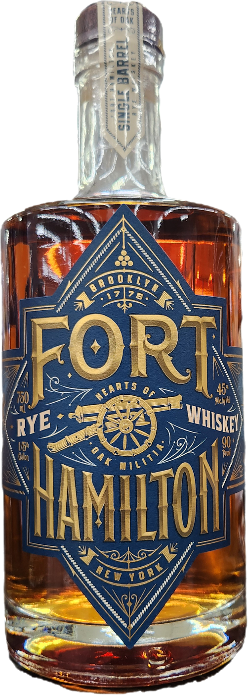 Fort Hamilton Single Barrel Rye 750mL