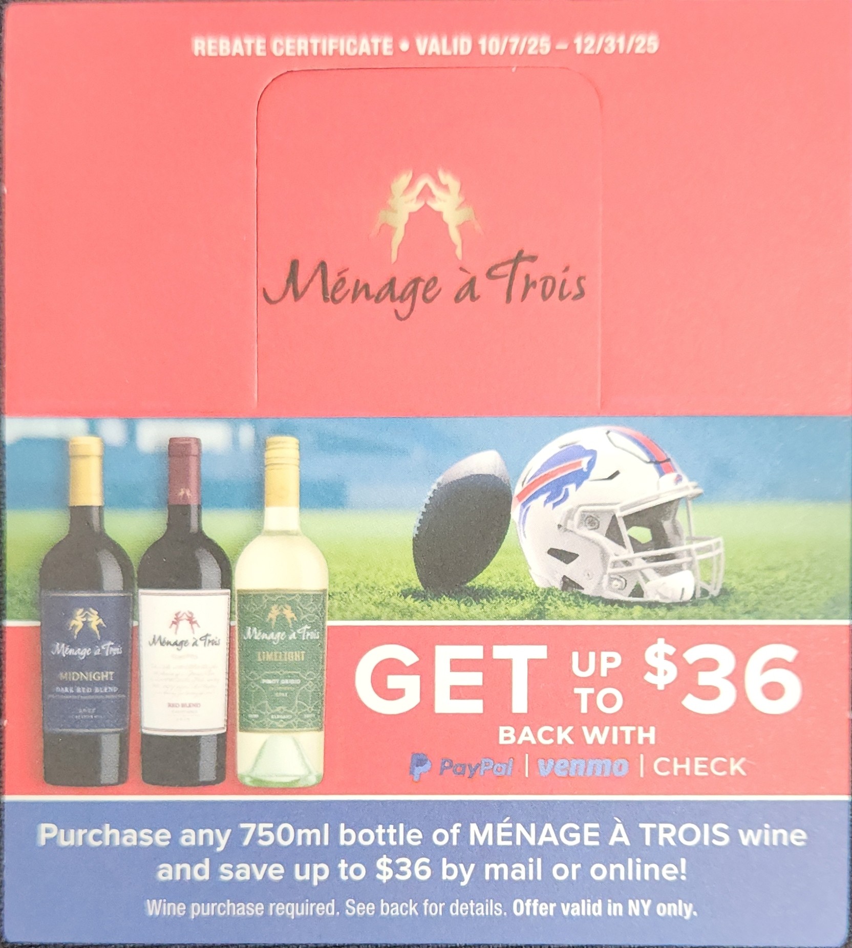 Menage a Trois Wines