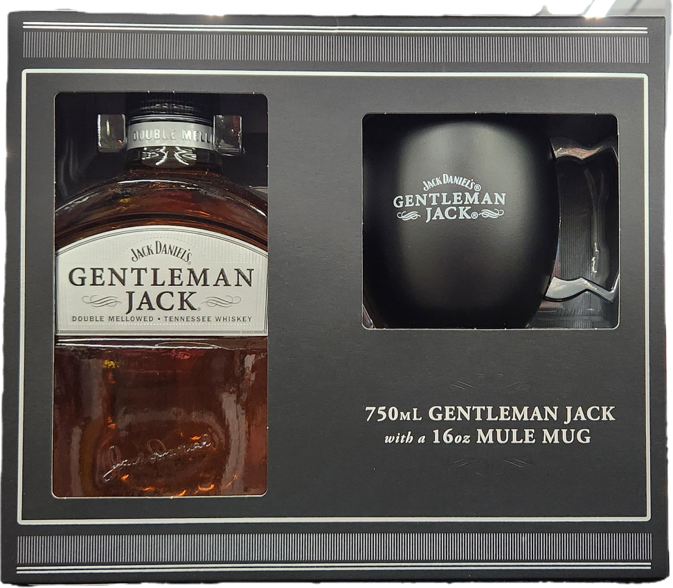 Gentleman Jack 750mL Gift Set with Mug