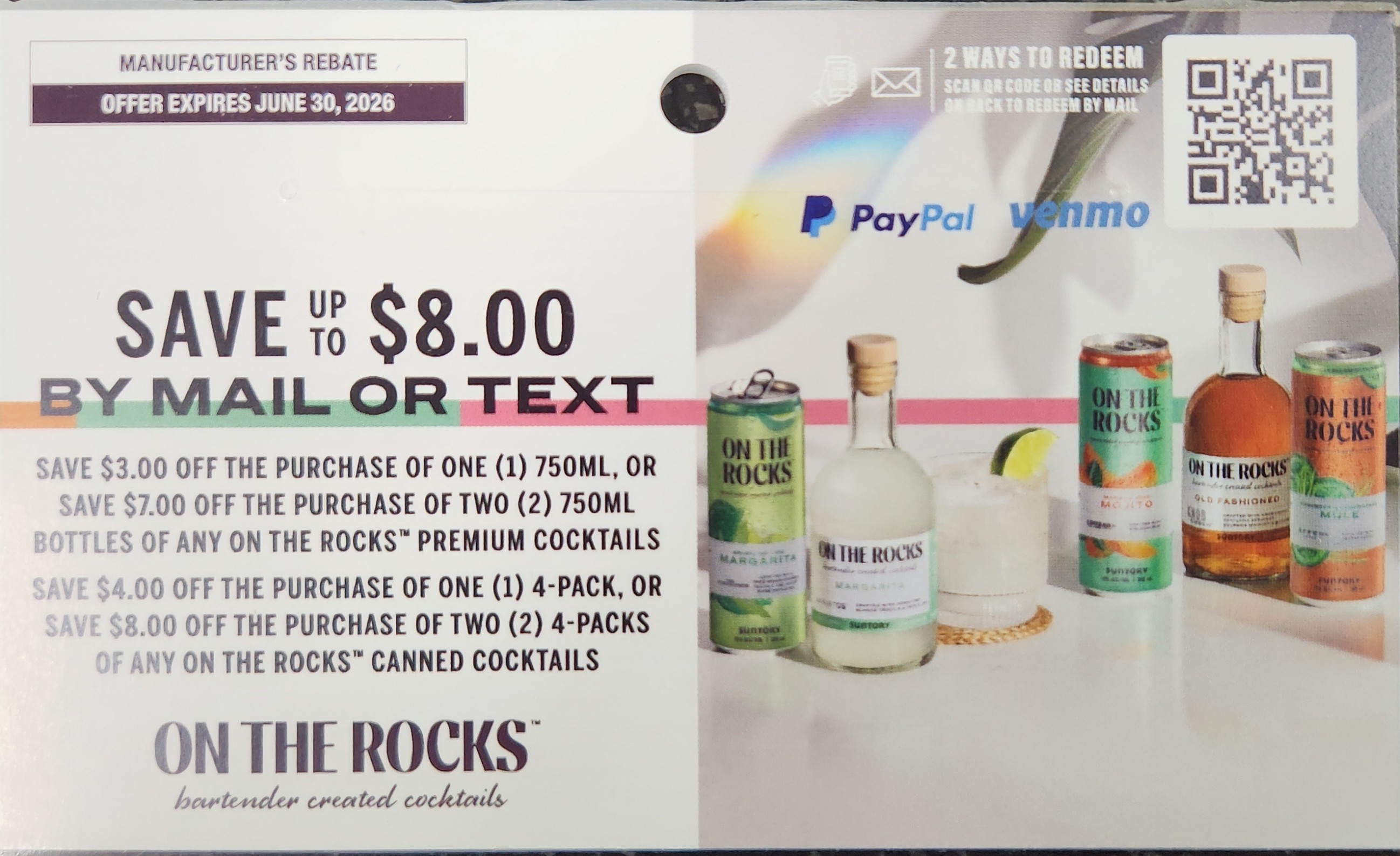 On the Rocks Cocktails