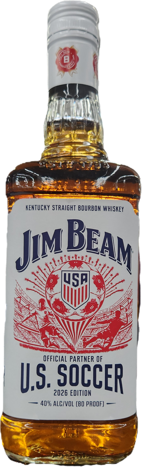 Jim Beam White Limited USA Soccer Label #2 750mL