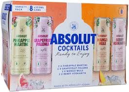 ABSOLUT 8PK COCKTAILS