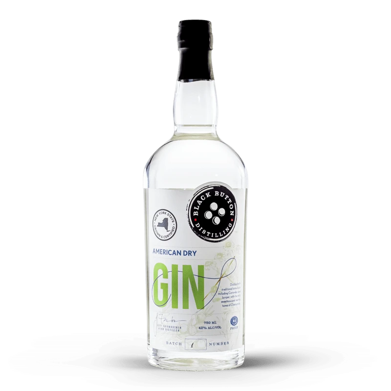 Black Button American Dry Gin 750ml