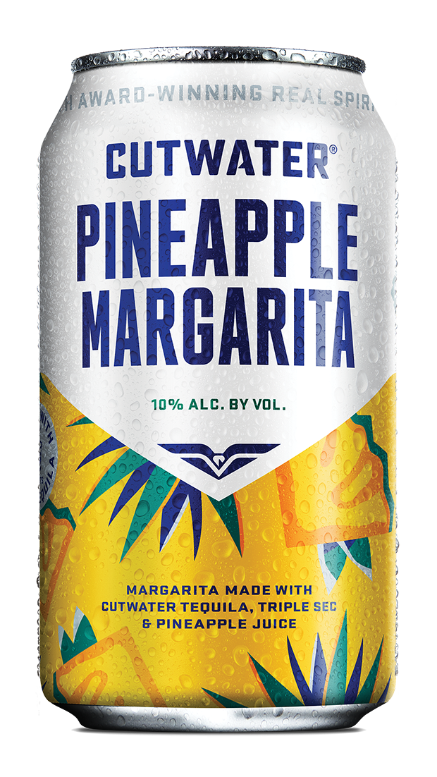 Cutwater Pineapple Margarita 4 Pack 355mL Cans