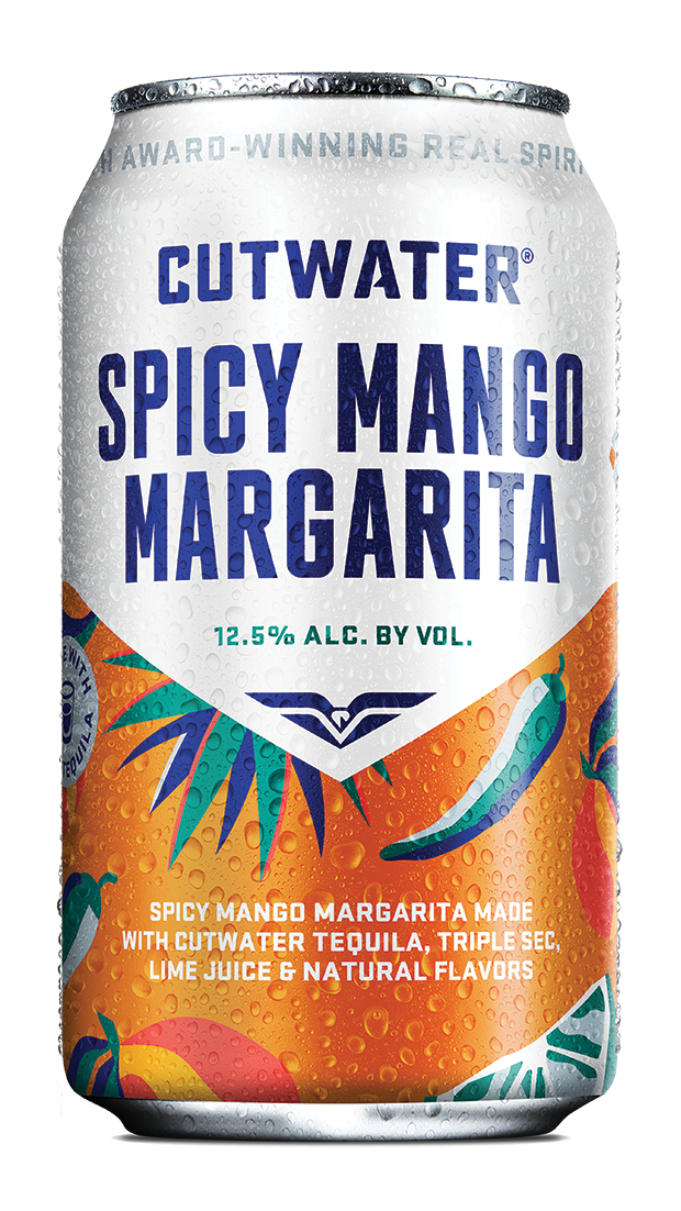 Cutwater Spicy Mango Margarita 4 Pack 355mL Cans