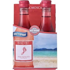 BAREFOOT PINK MOSCATO 4PK