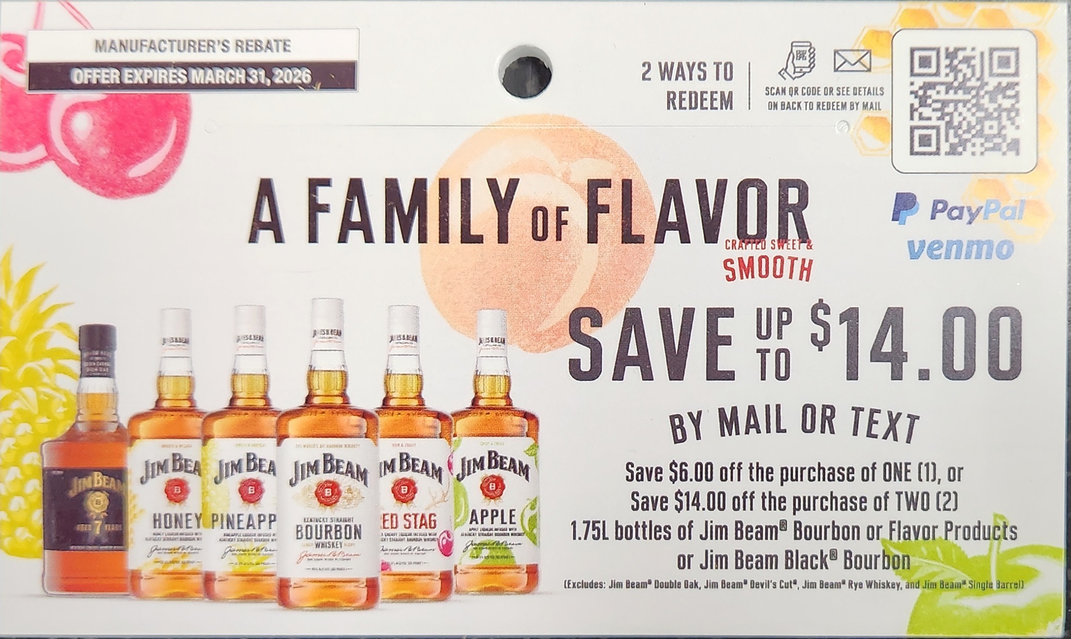 Jim Beam Bourbon or Flavors