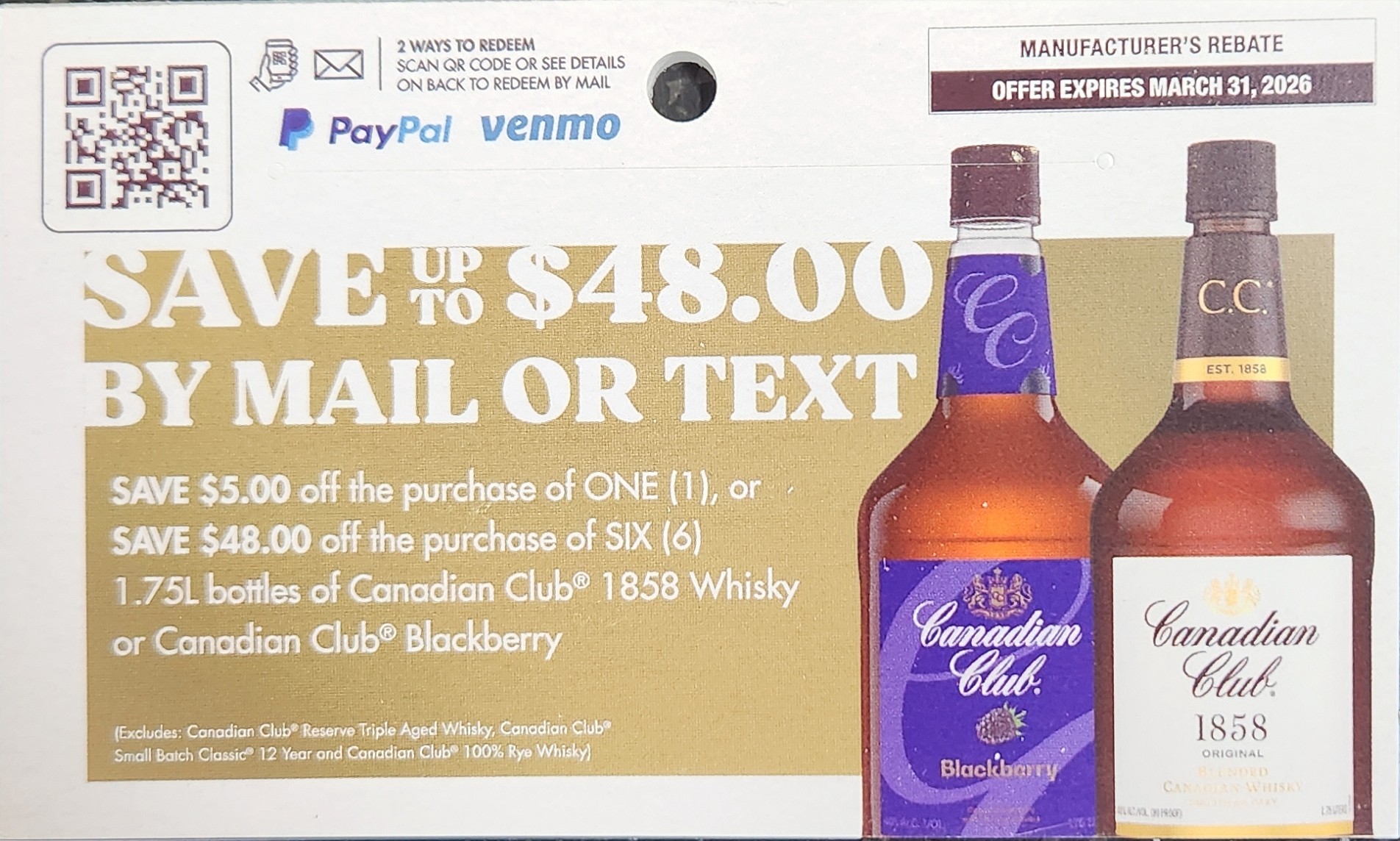 Canadian Club Whisky 1.75L