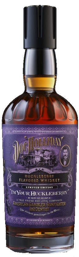 Doc Holliday Huckleberry Flavored Whiskey 750mL