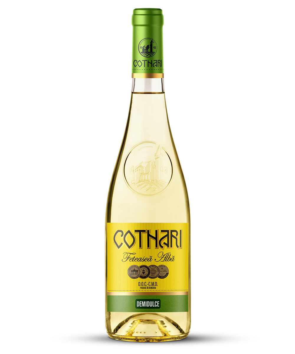 Cothari Fetească Albă Demidulce 750mL