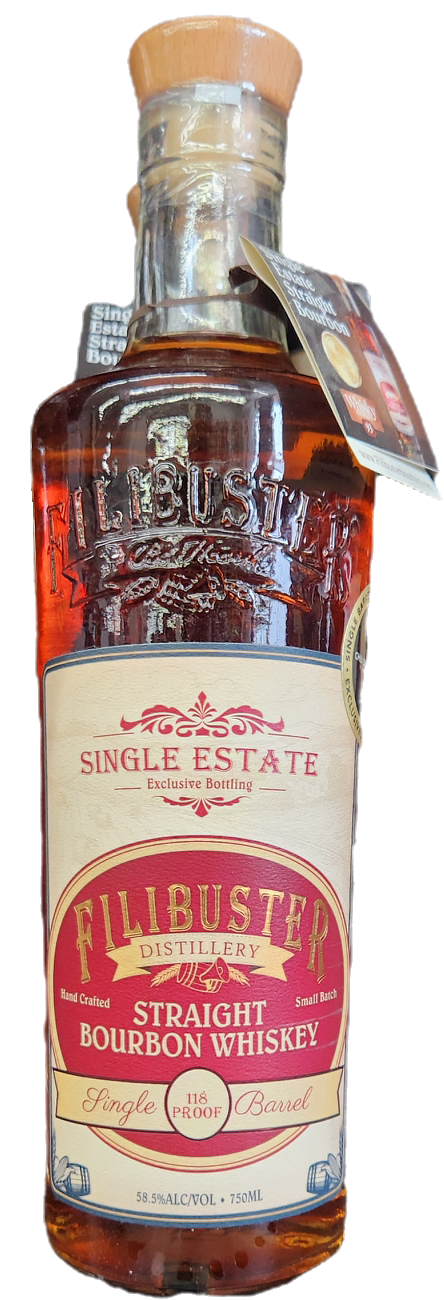 Filibuster Single Barrel 118 Proof Barrel #3 750mL