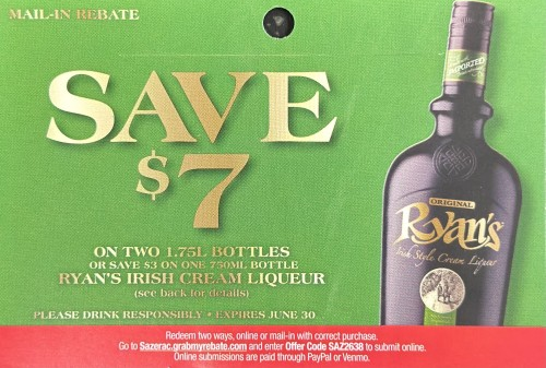 Ryan's Irish Cream