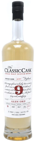 Glen Ord The Classic Cask 9 Year Scotch Whisky 750mL
