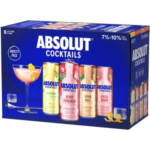 Absolut Cocktails 8 Pack 355mL Cans