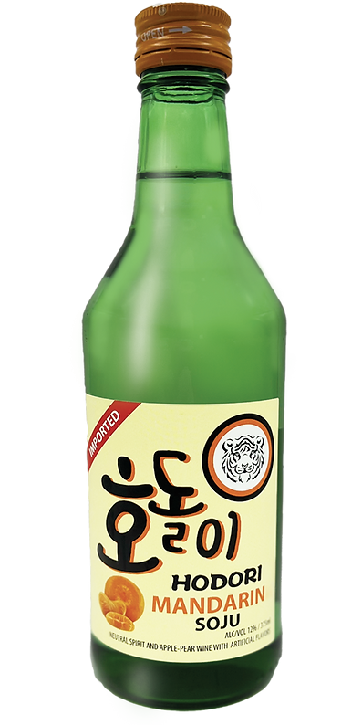 Hodori Mandarin Soju 375mL