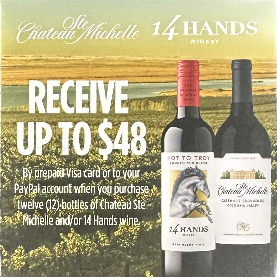 14 Hands & Chateau Ste Michelle Wines
