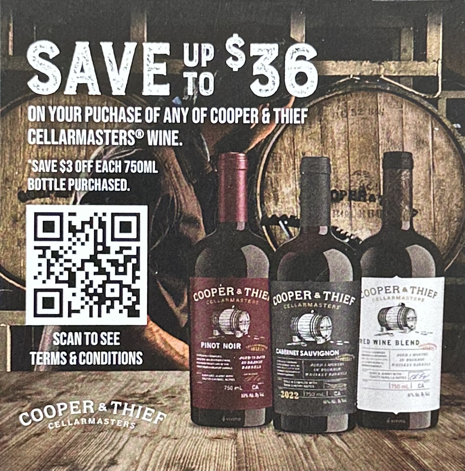 Cooper & Thief Cellarmasters Wines