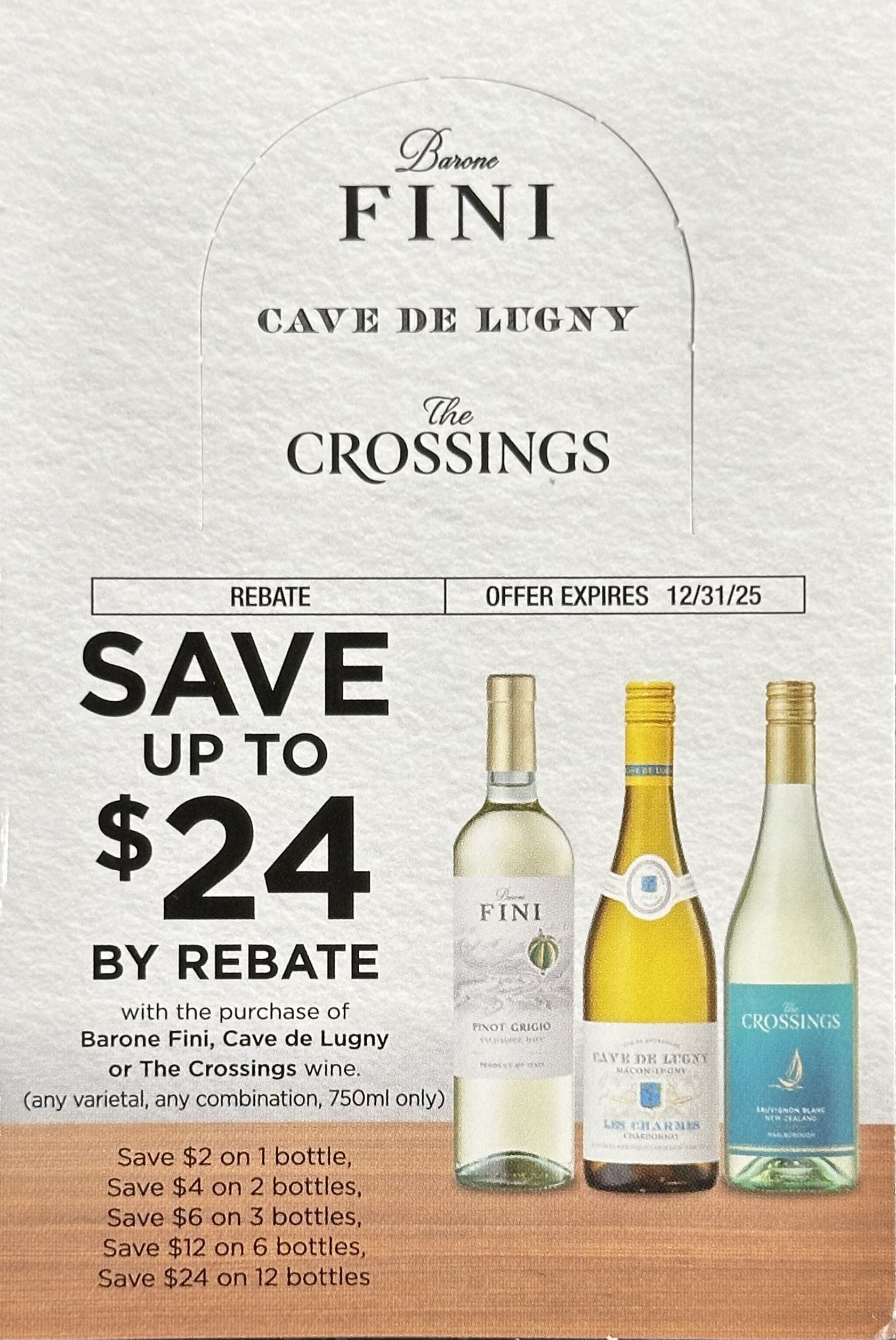 Barone Fini, Cave de Lugny, the Crossings