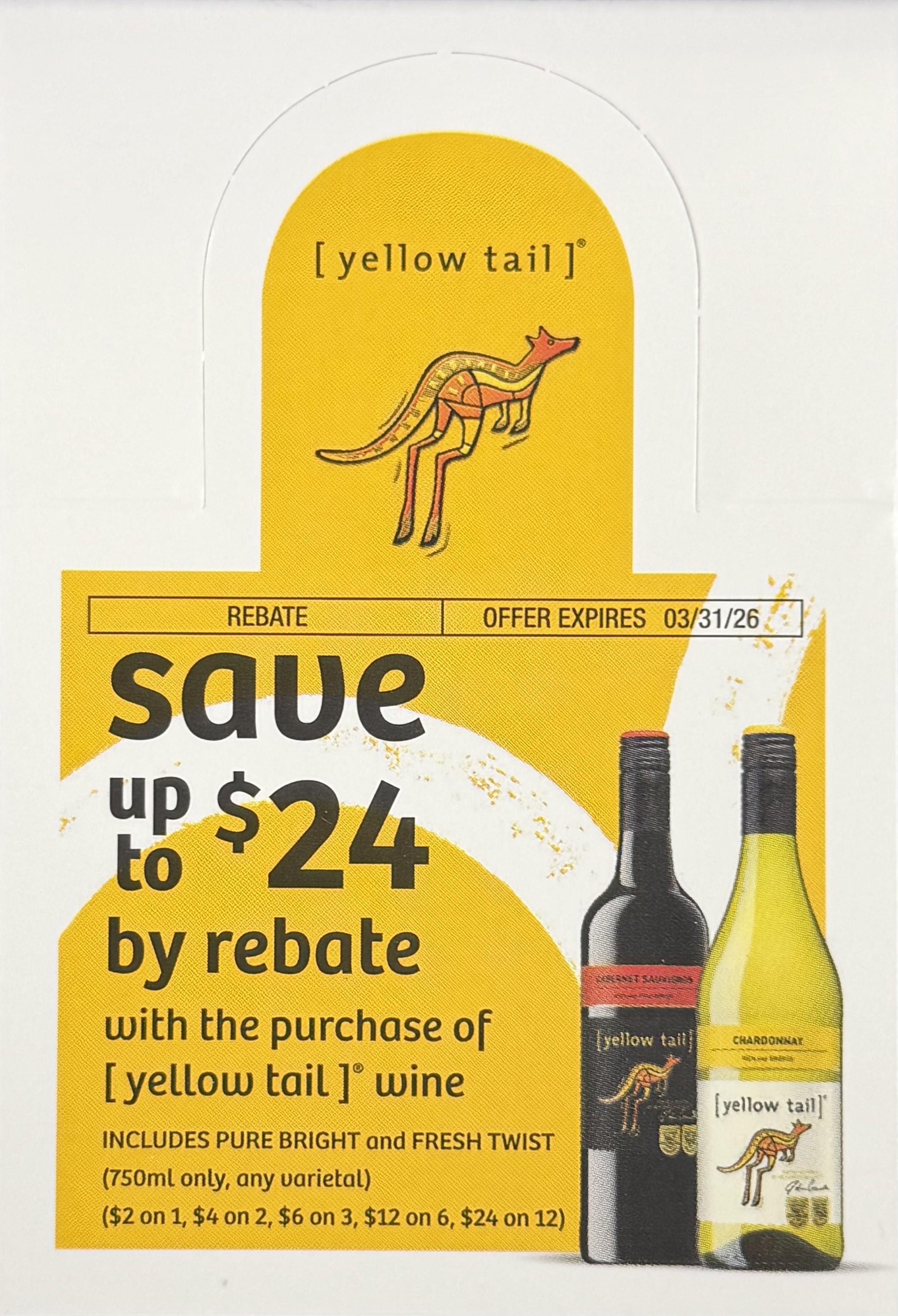 Yellow Tail 750mL