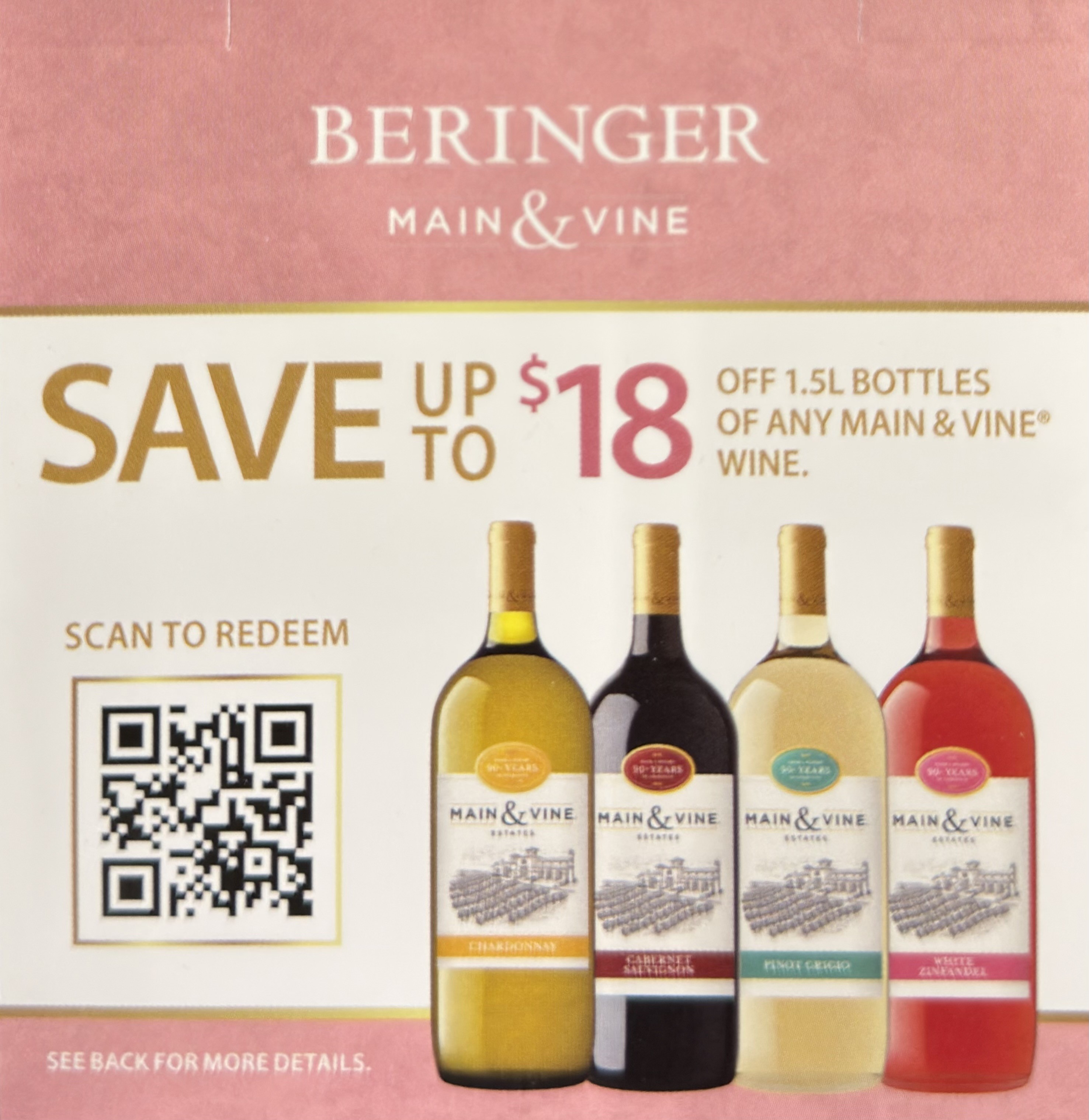 Beringer Main & Vine 1.5L