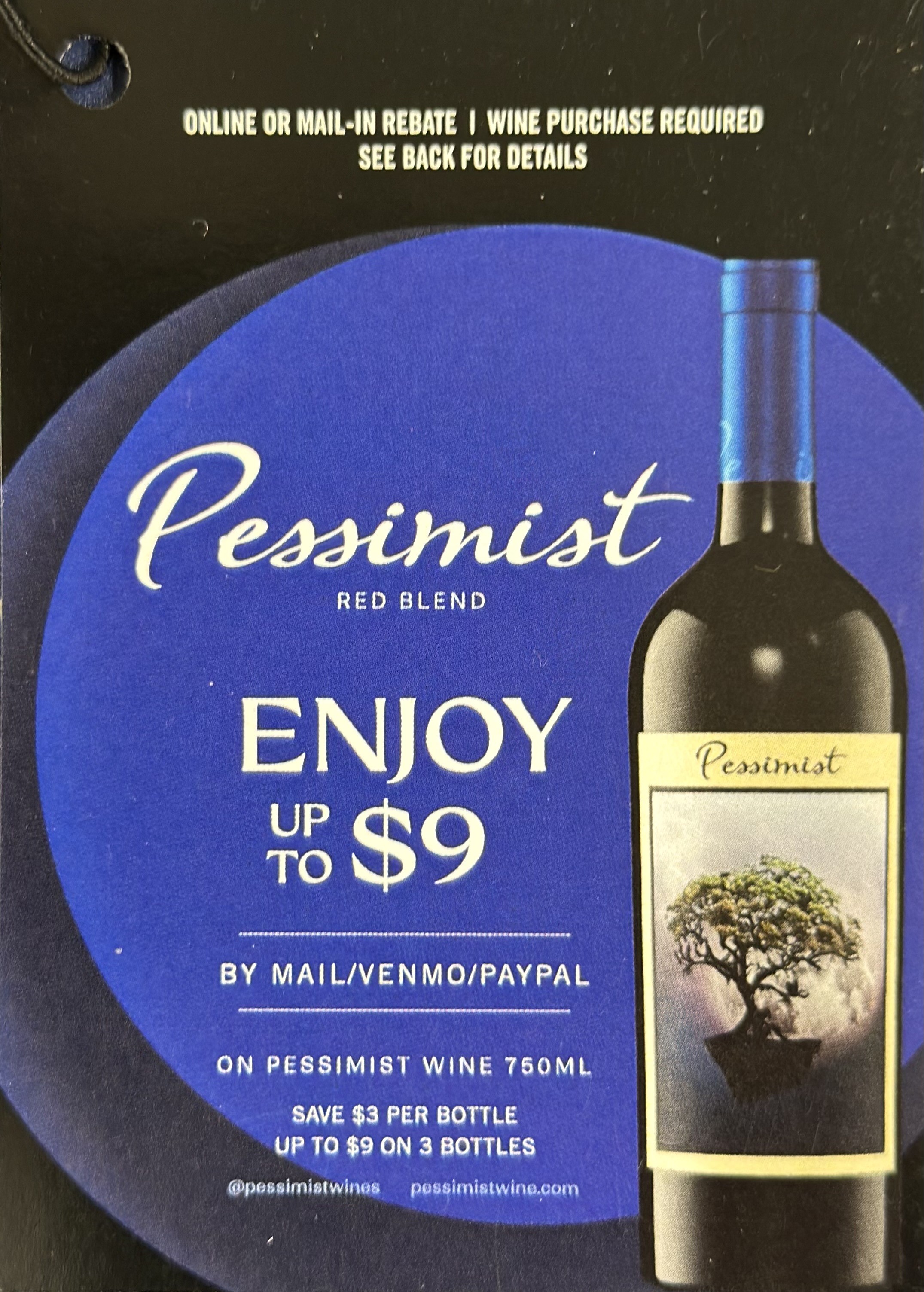Pessimist Red Blend 750mL