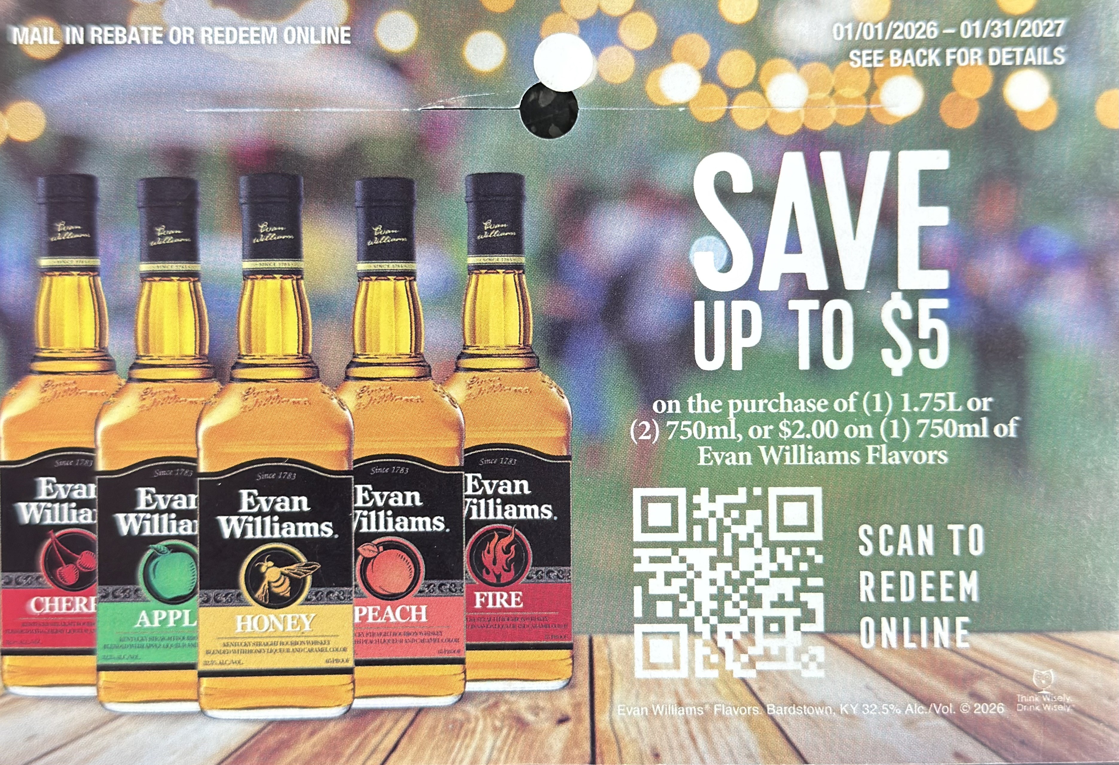 Evan Williams Flavors 750mL & 1.75L