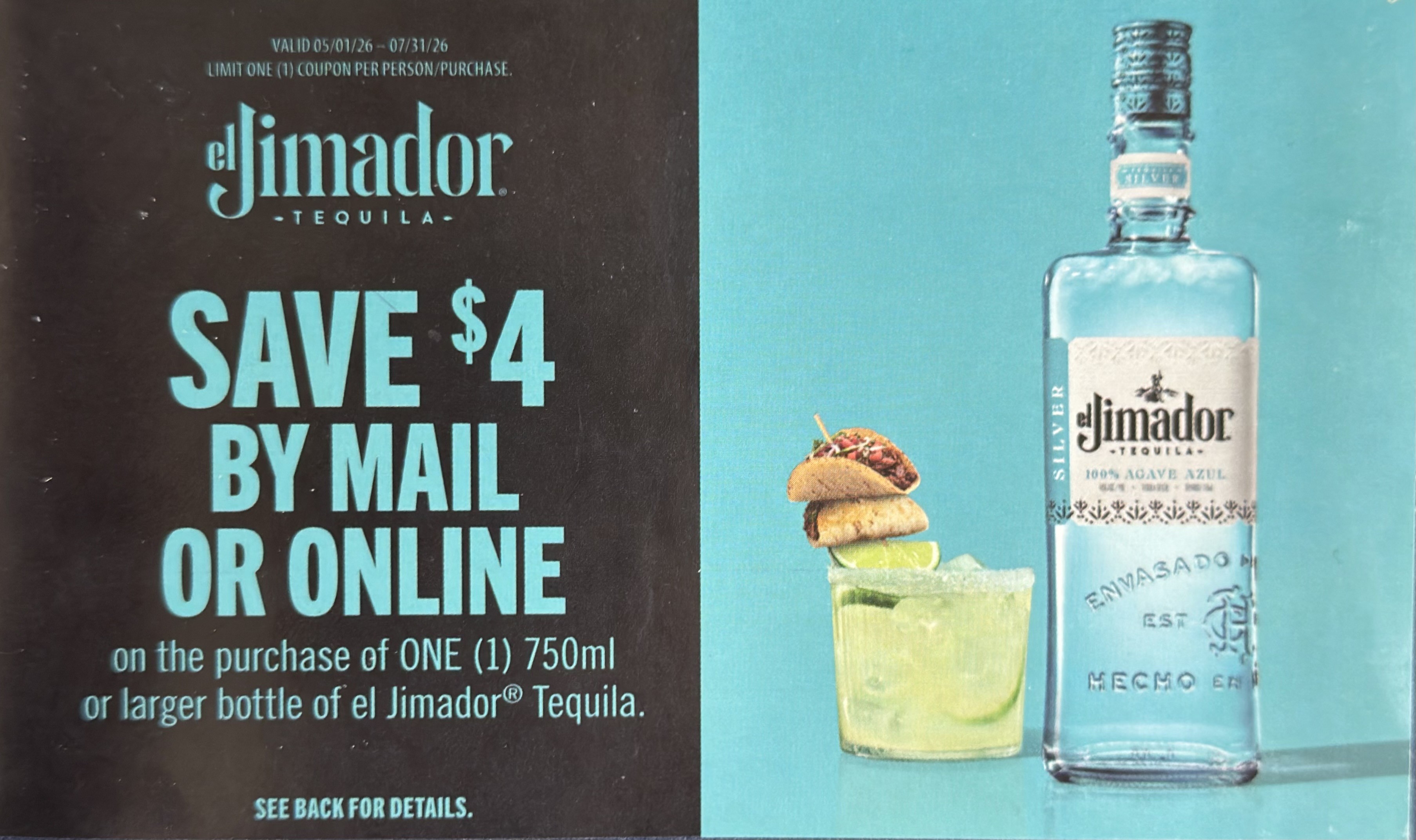 El Jimador Tequila 750ml