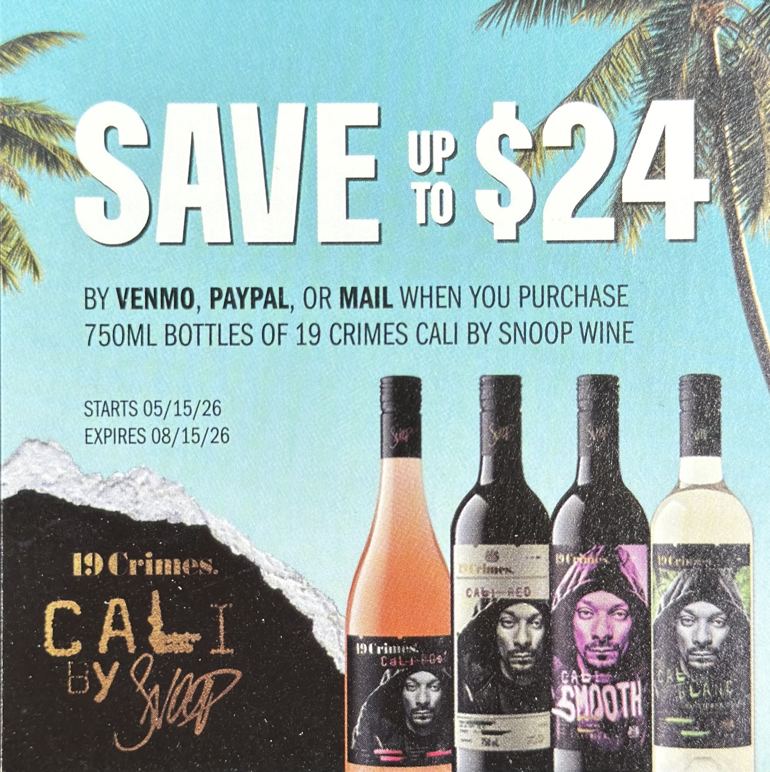 19 Crimes Cali by Snoop Wine