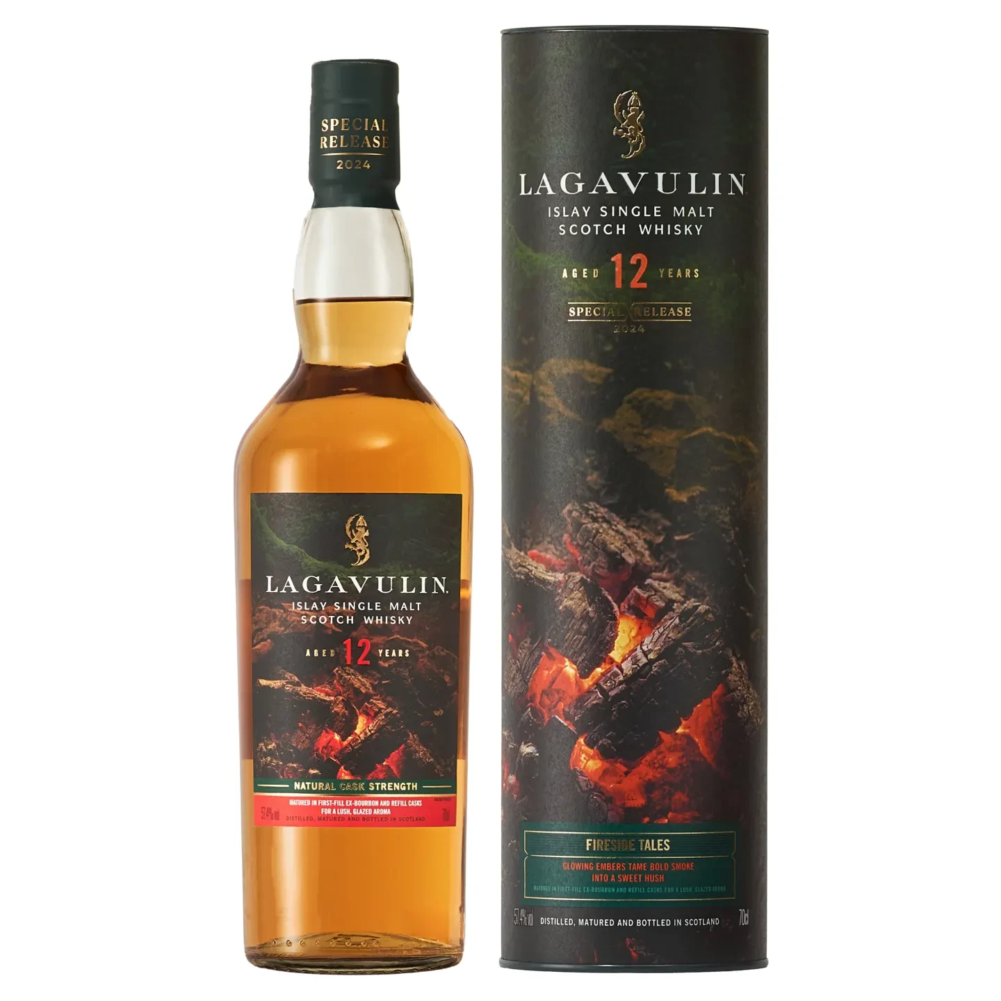 Lagavulin Fireside Tales 12 Year Cask Strength Scotch Whisky 750mL