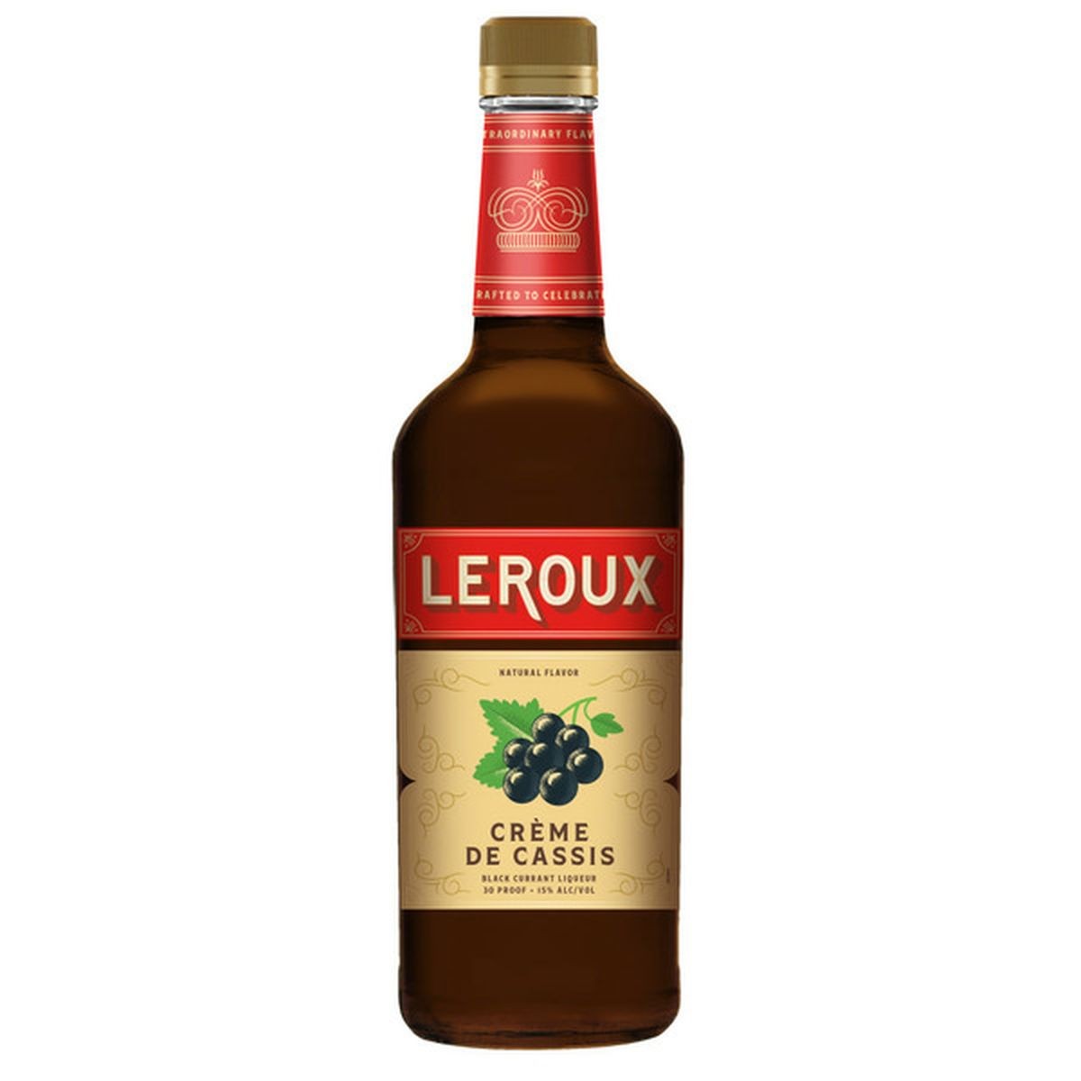 Leroux Creme de Cassis 750mL