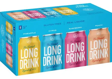 Long Drink Variety 8 Pack 355mL Cans