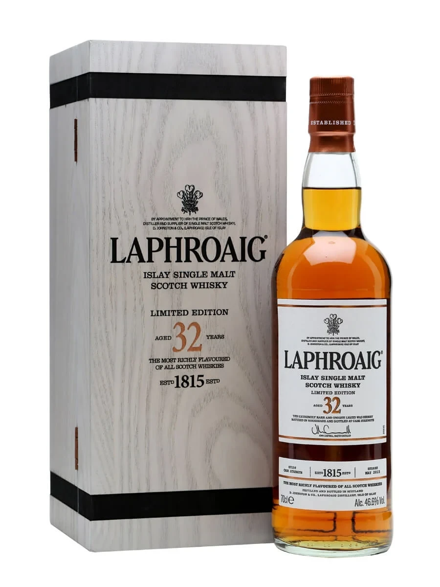 Laphroaig 32 Year Single Malt Scotch Whisky 750mL