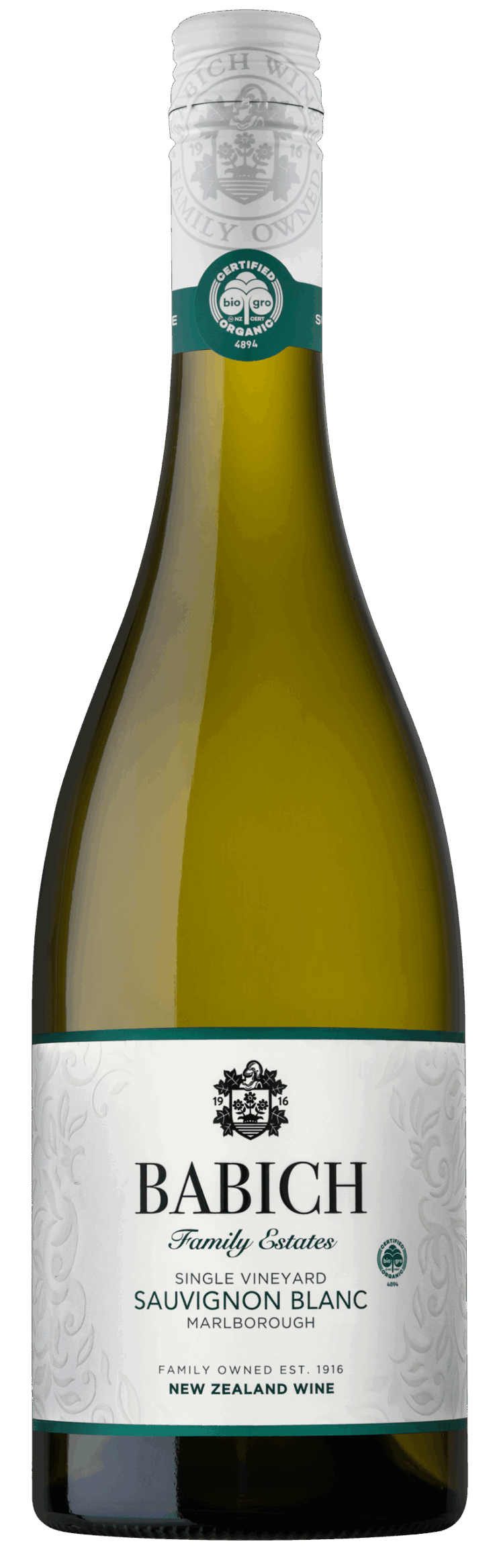 Babich Organic Marlborough Sauvignon Blanc 750mL