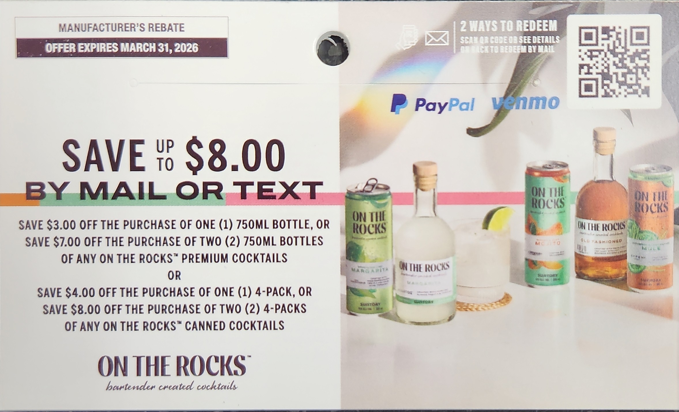 On the Rocks Cocktails