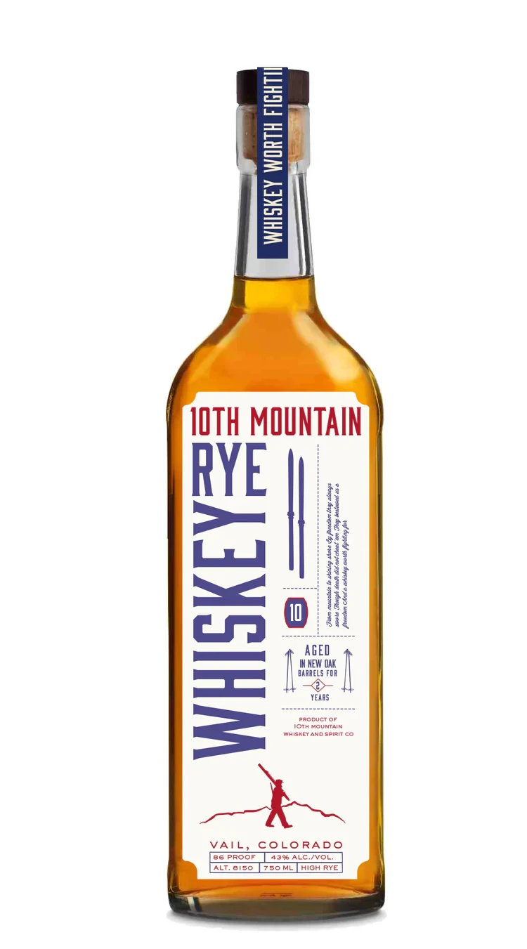 10th Mountain Rye 750mL