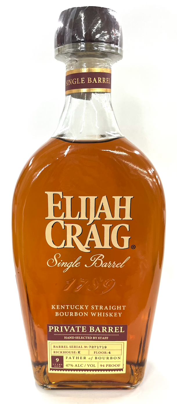 Elijah Craig Private Single Barrel 750mL