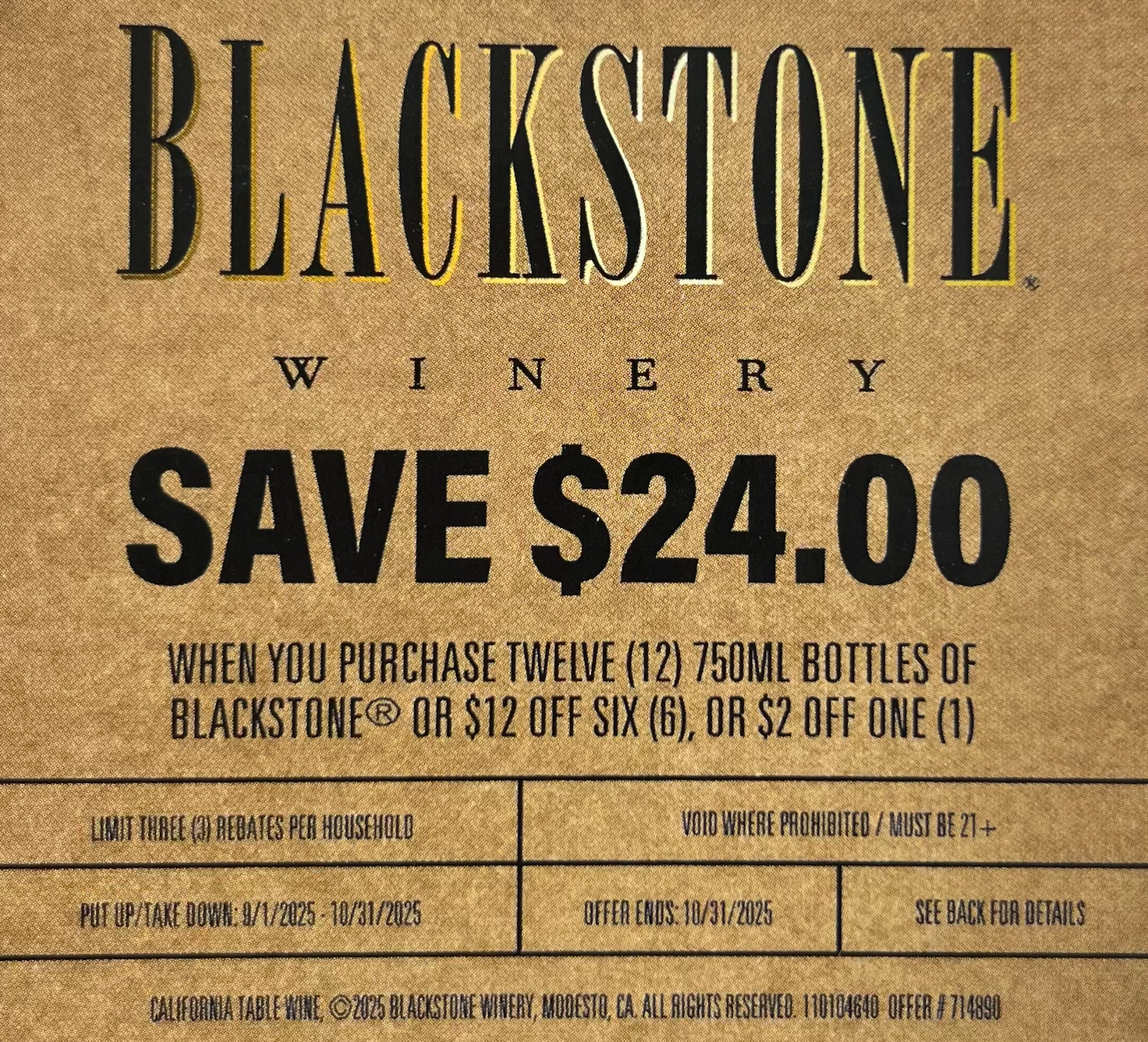 Blackstone Wines