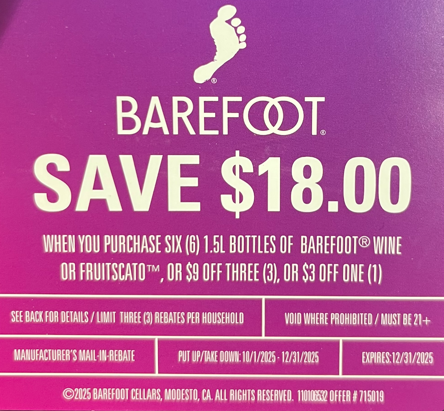 Barefoot 1.5L's