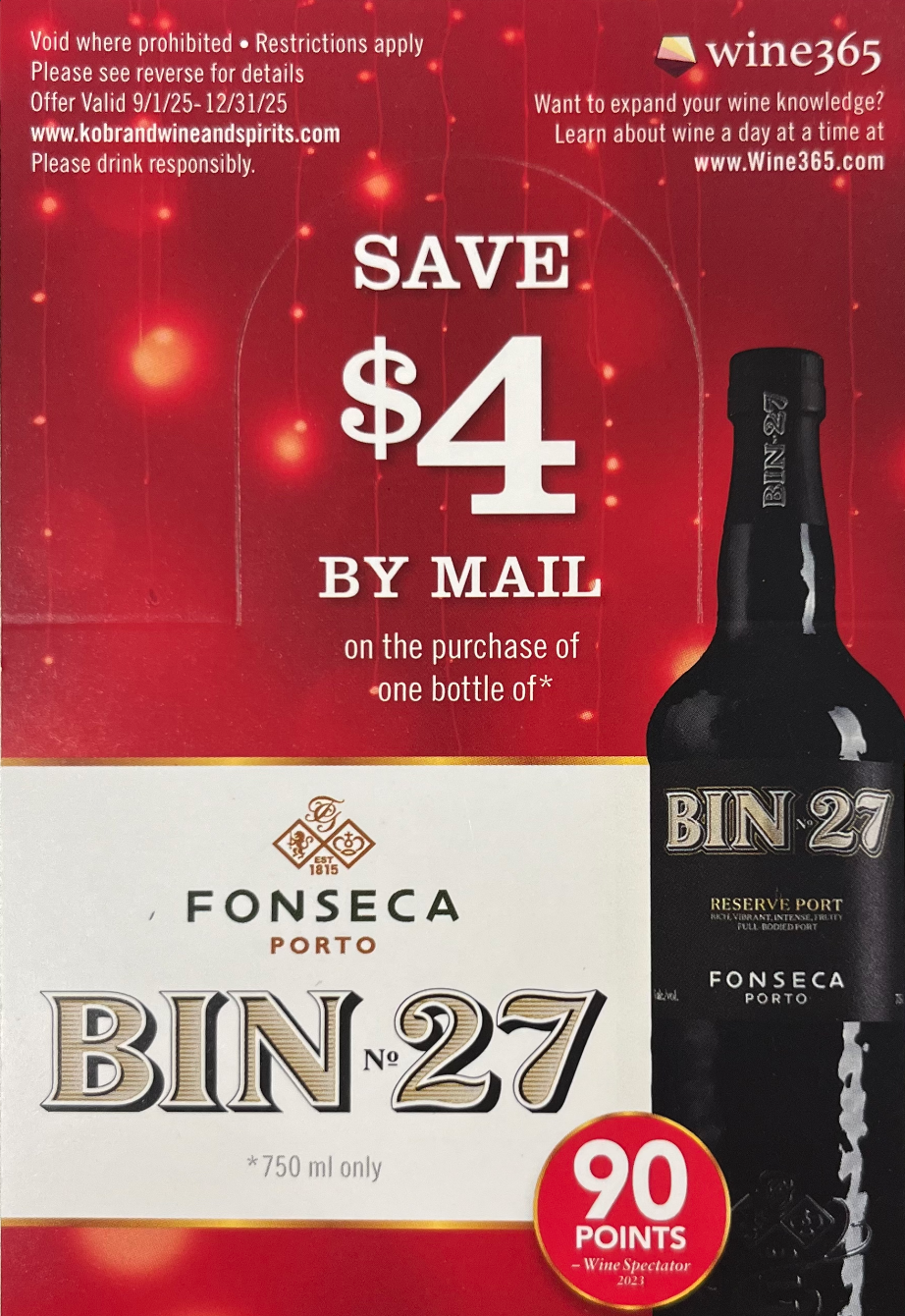 Fonseca Bin 27